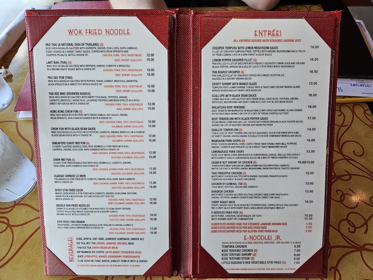 E Noodles Asian Bistro Menu 4