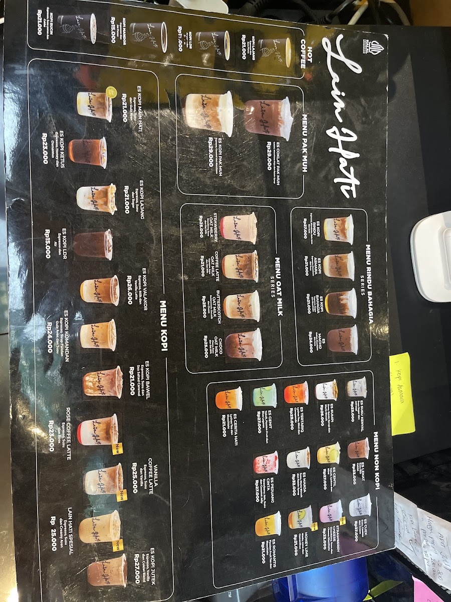 Kopi Lain Hati Kambu Kendari Menu 1