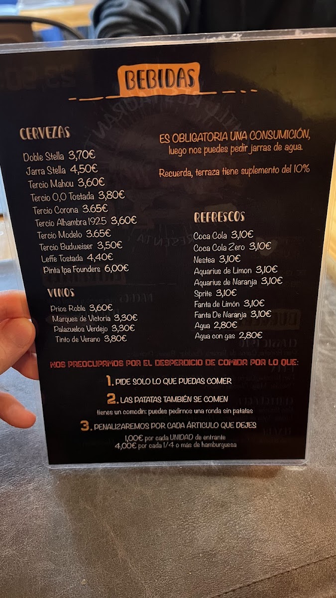 Chill Restaurante Menu 6
