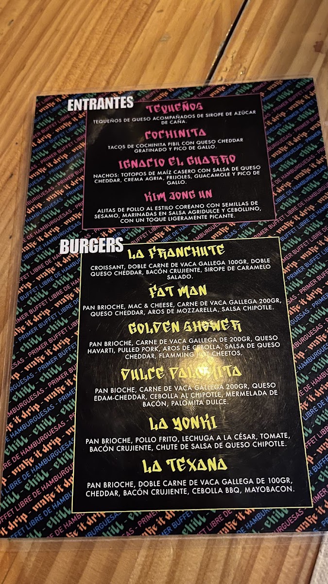 Chill Restaurante Menu 8