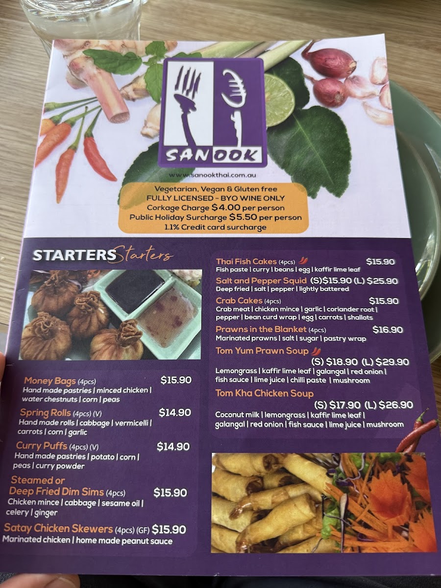 Sanook Thai Restaurant Menu 4