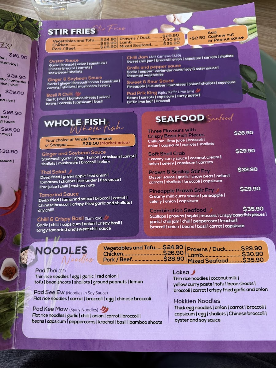 Sanook Thai Restaurant Menu 5