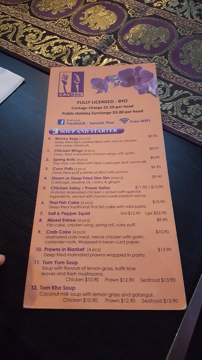 Sanook Thai Restaurant Menu 6