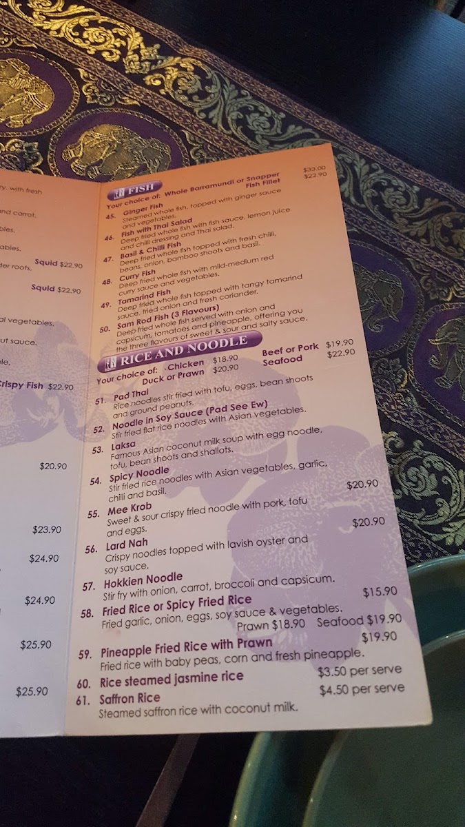 Sanook Thai Restaurant Menu 7