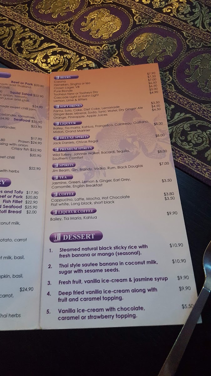 Sanook Thai Restaurant Menu 8
