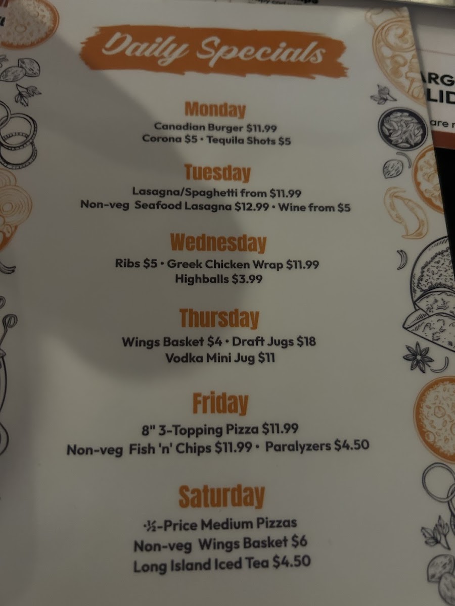 Mr. Schnapp’s Pub & Grill Menu 9