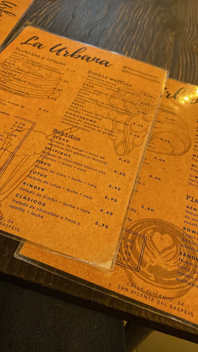 La Urbana Café Menu 10