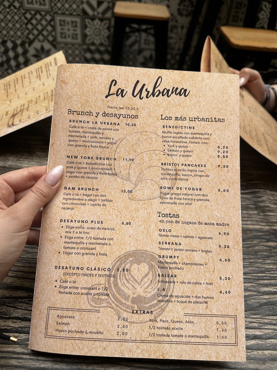 La Urbana Café Menu 2