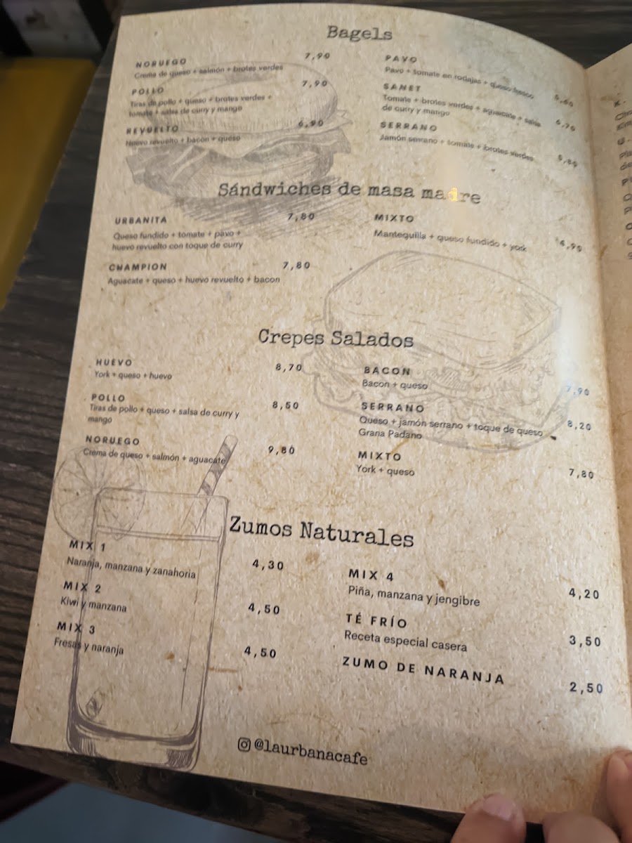 La Urbana Café Menu 4