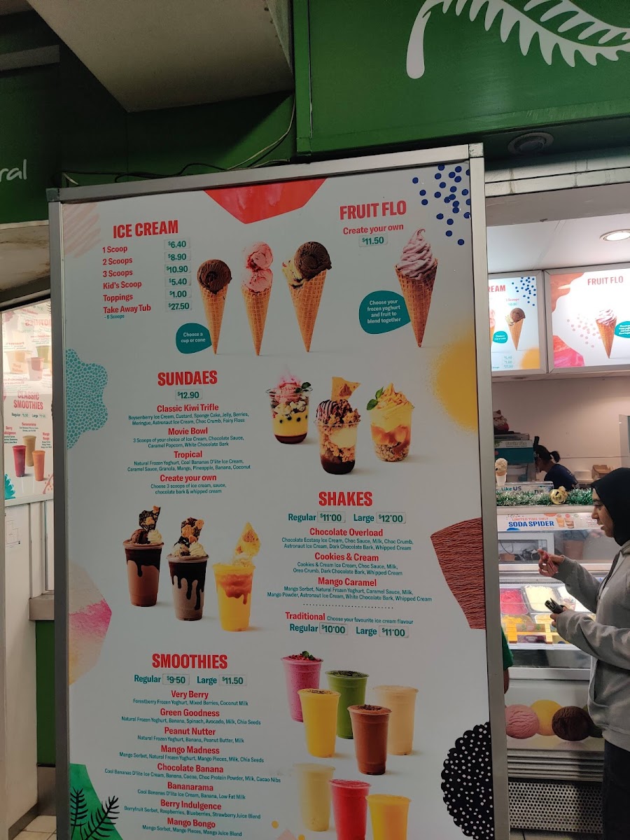 New Zealand Natural Mission Bay Menu 7