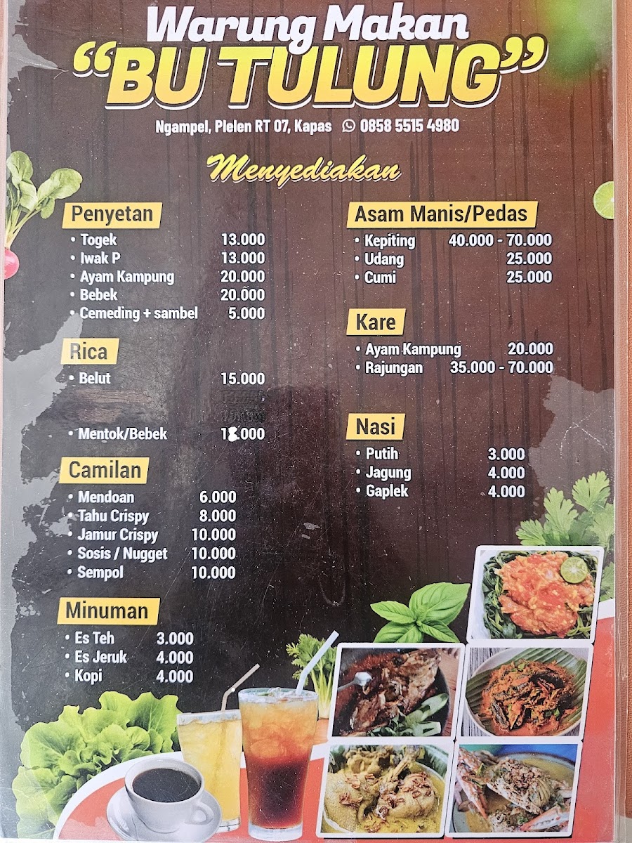 Warung Makan ' Bu Tulung ' Menu 1