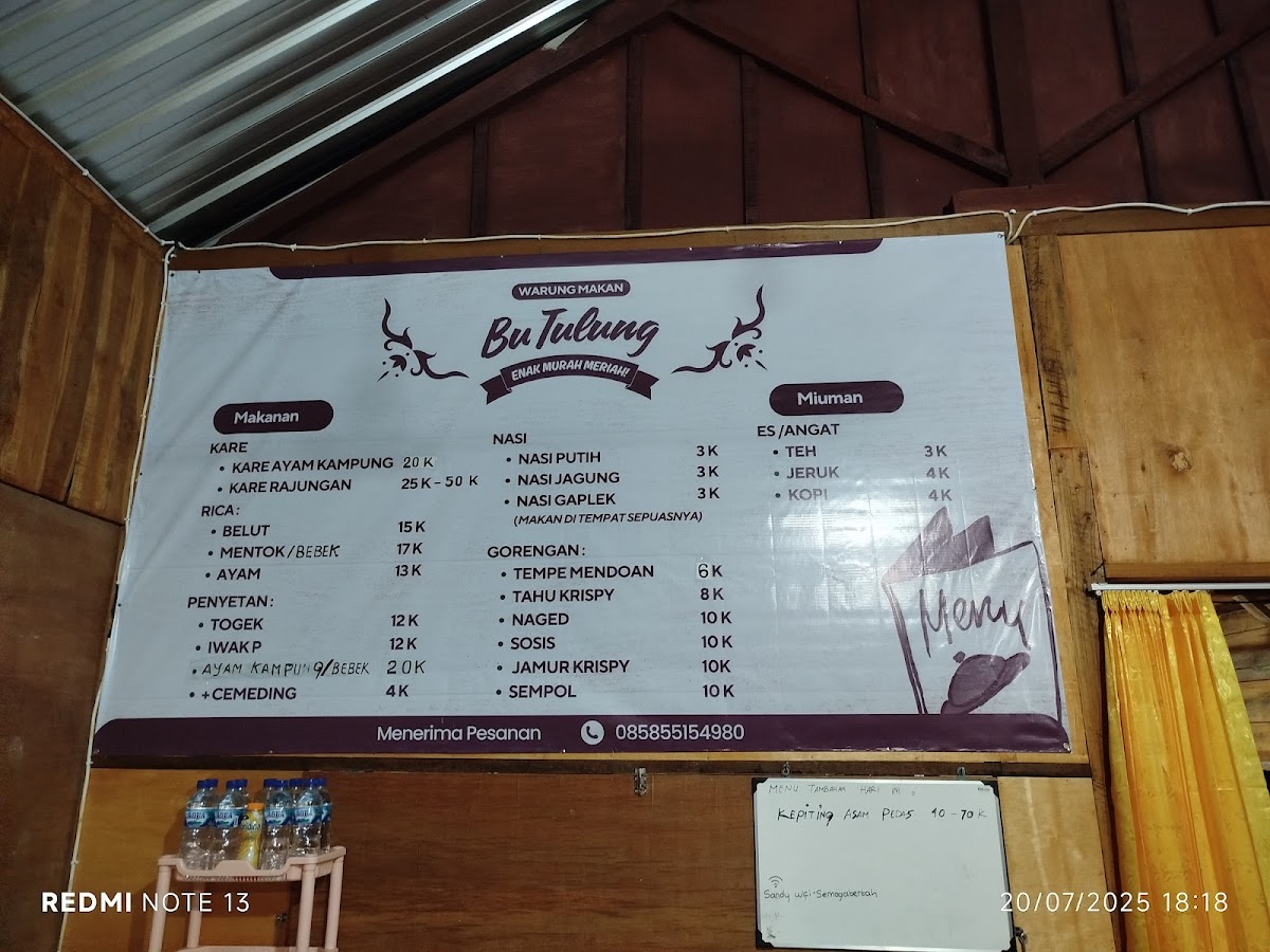Warung Makan ' Bu Tulung ' Menu 3