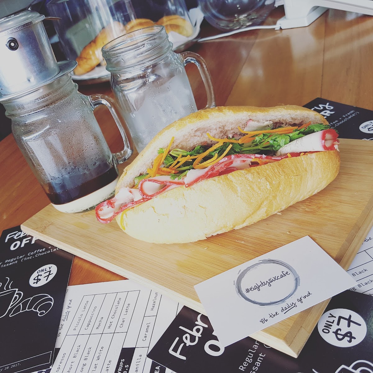 #eightysixcafe Menu 3