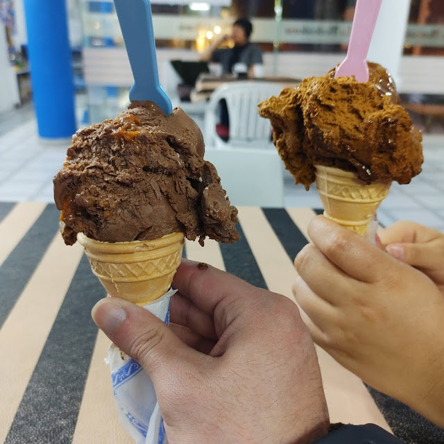 Helado de Chocolate Y Dulce de Leche