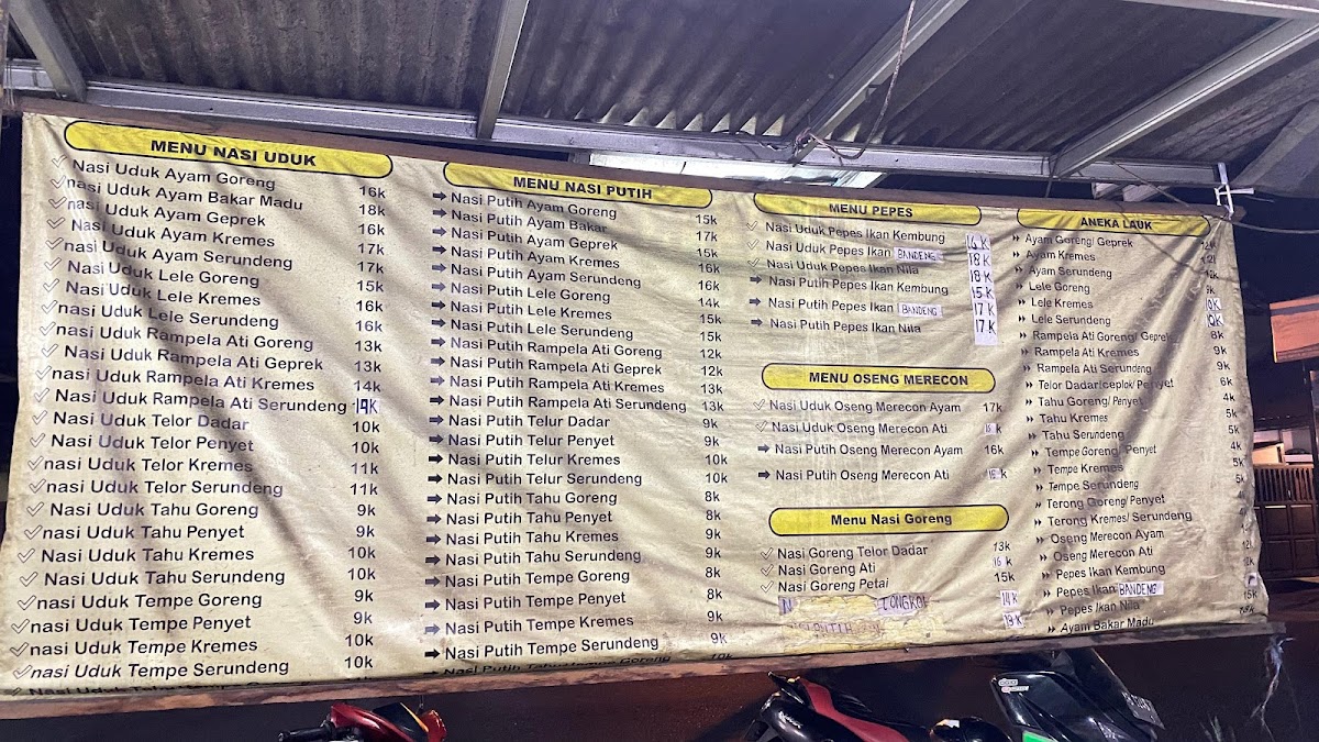 Resto nasi uduk ayam geprek Mugi rahayu Menu 1