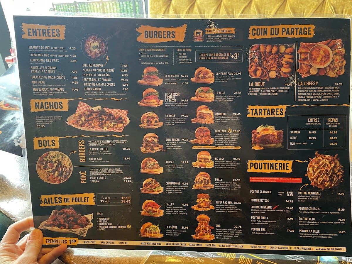 La Belle & La Boeuf - Burger Bar - Saint-Jean-sur-Richelieu Menu 4