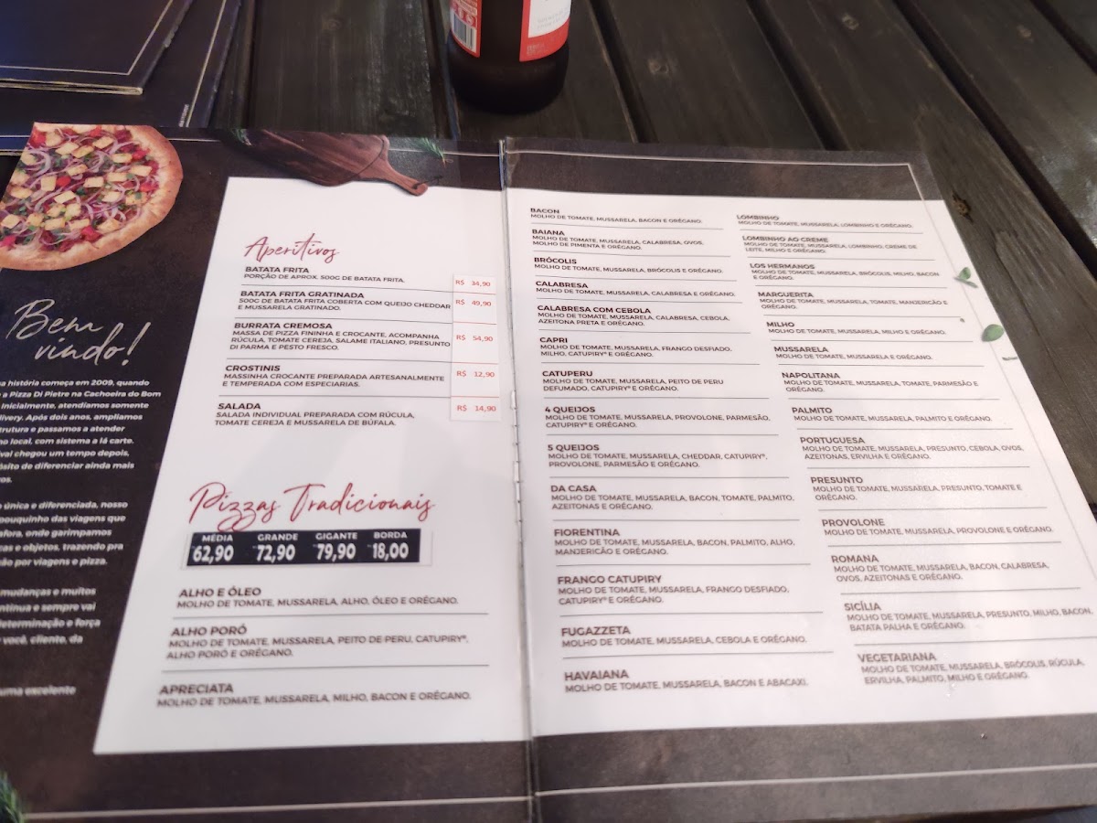 Pizza Di Pietre Menu 10
