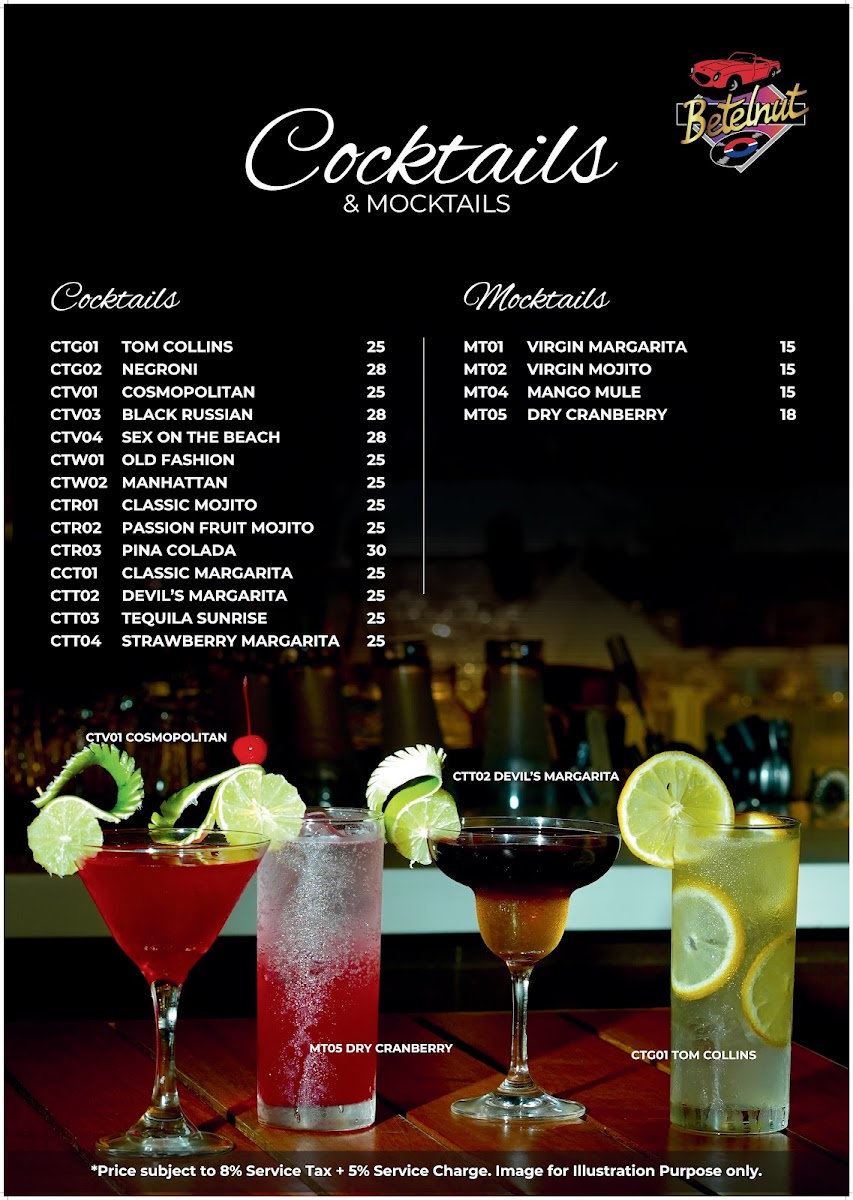 Betelnut PJ Menu 7