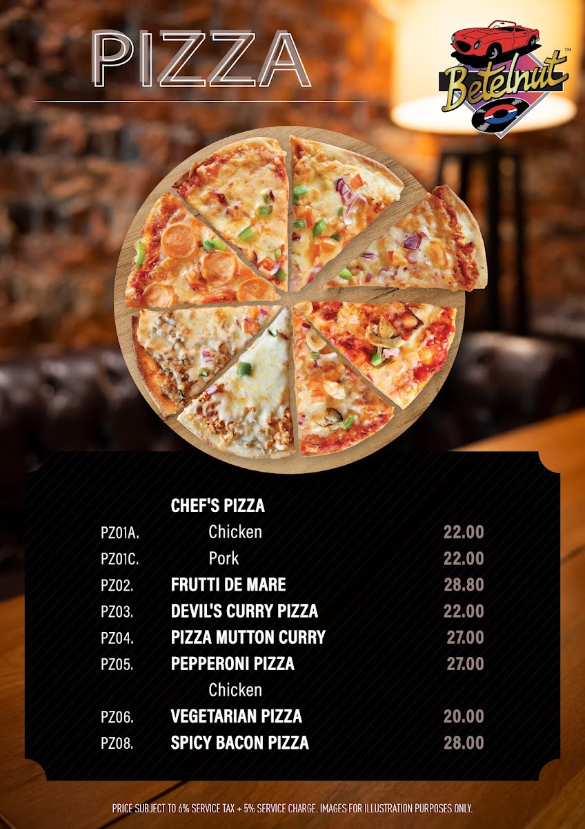 Betelnut PJ Menu 8