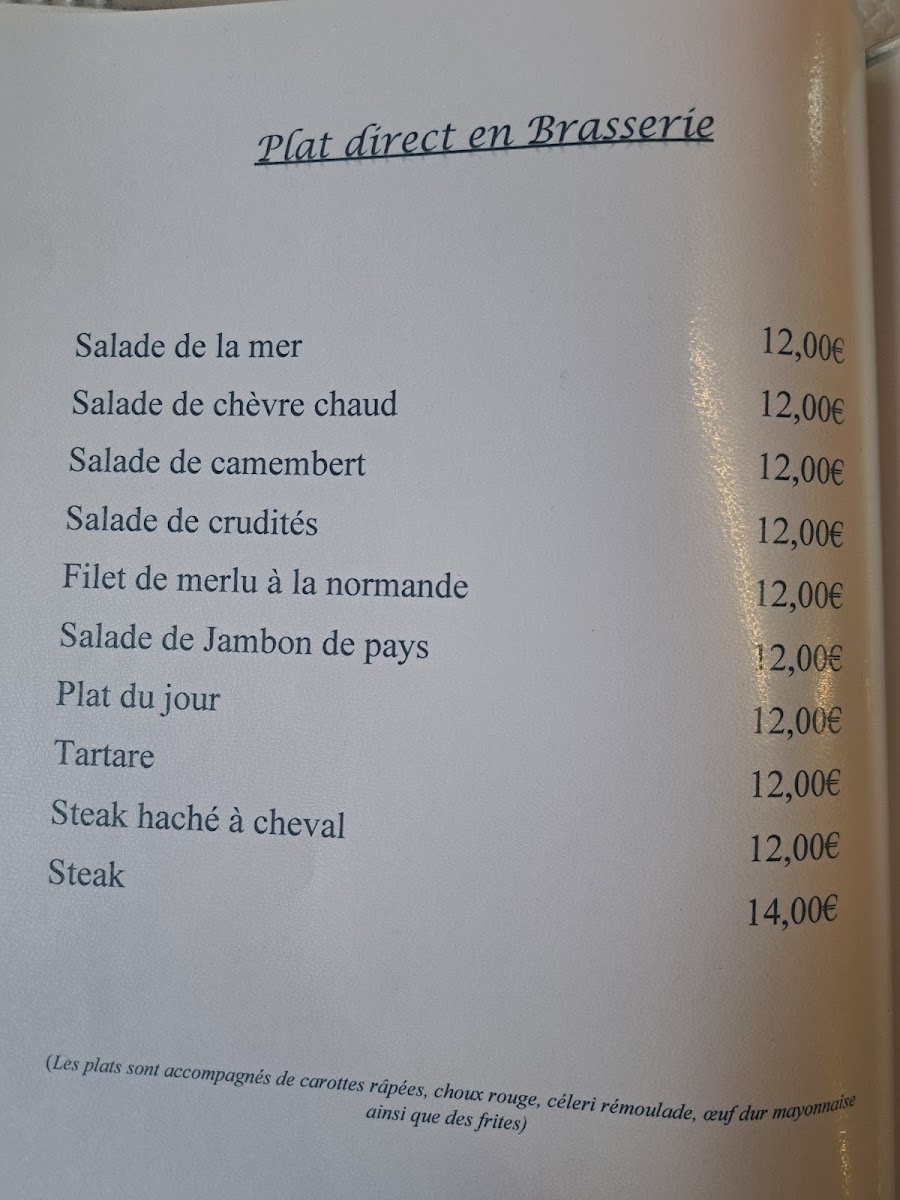 Blanche de Castille Menu 1