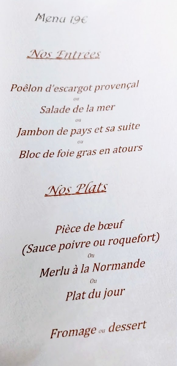Blanche de Castille Menu 5