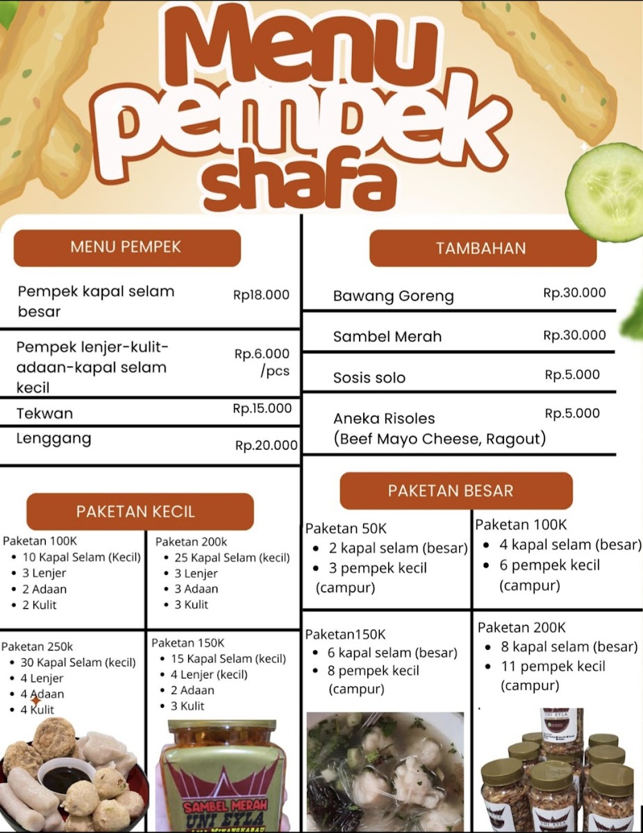 Pempek SHAFA Menu 1