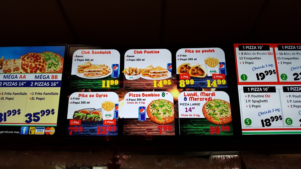 Allo Pizza Terrebonne Menu 4