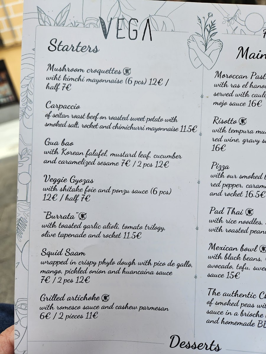VEGA Alamo Menu 8