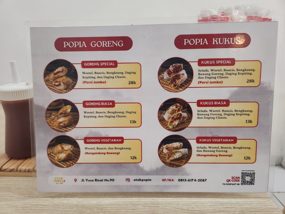 Atak Pok Pia Menu 1