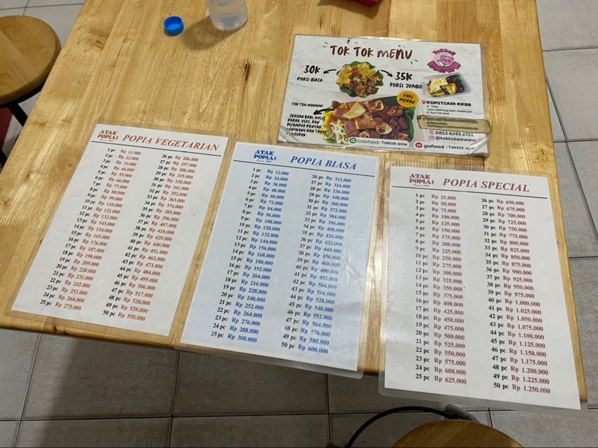 Atak Pok Pia Menu 4