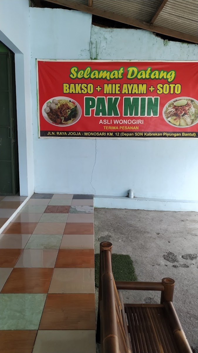 Bakso Dan Mie Ayam Pak Min Menu 2