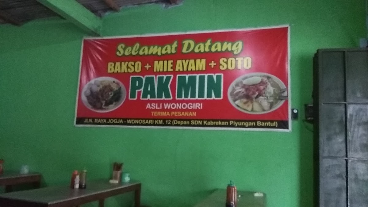 Bakso Dan Mie Ayam Pak Min Menu 3