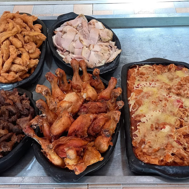 Frango Lasanha Carne E Peixe