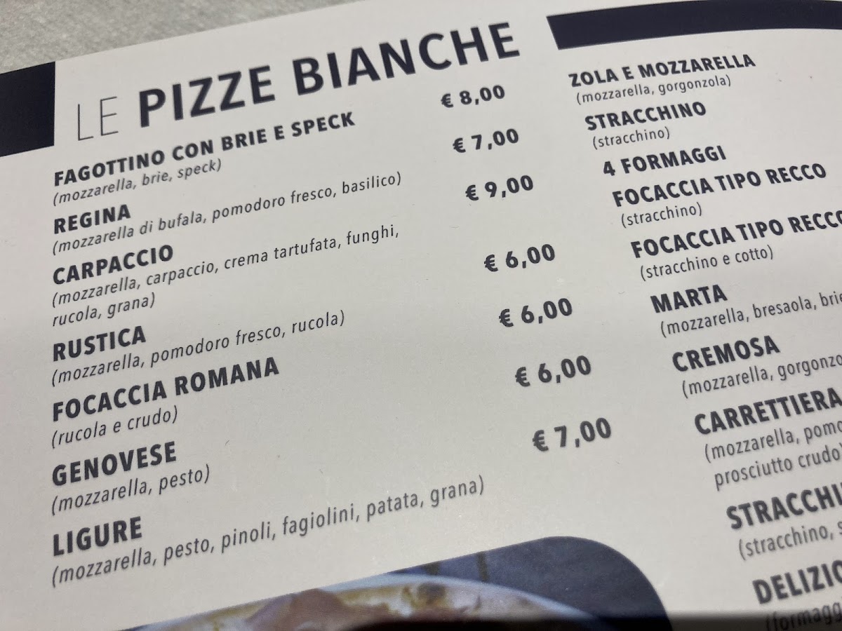 Pizzeria Al Bunker Menu 2
