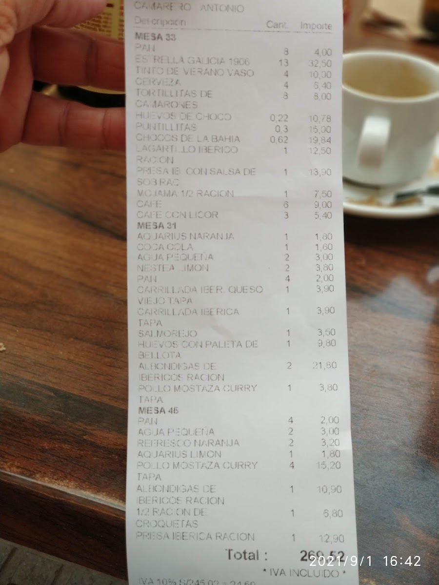 Alamar Menu 1