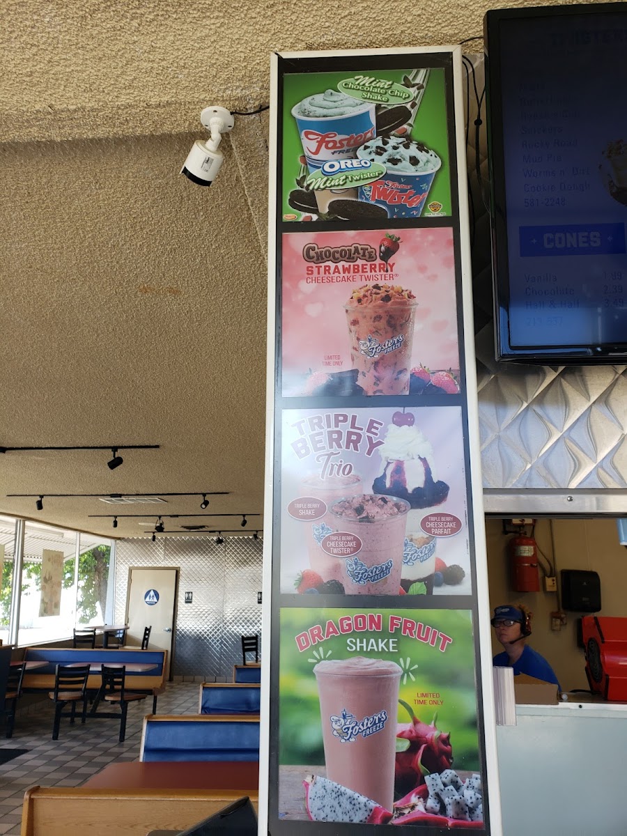 Fosters Freeze Menu 7