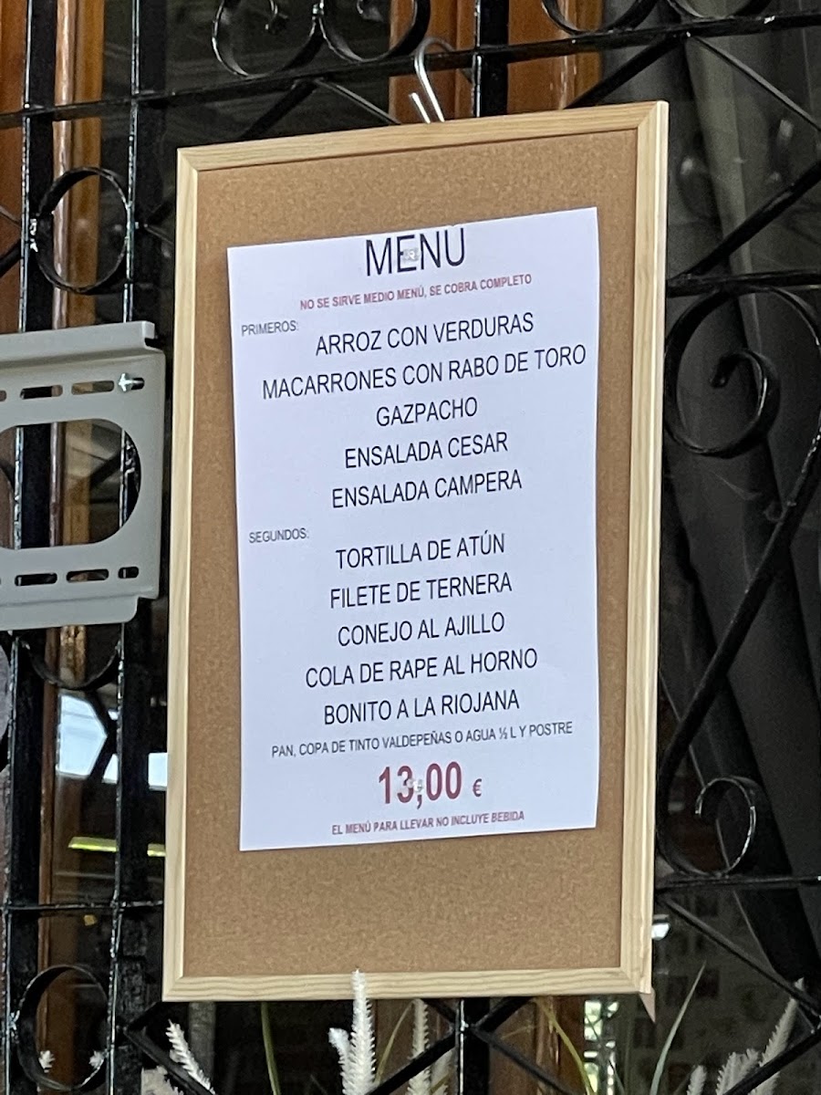 Restaurante Miratoros Menu 4