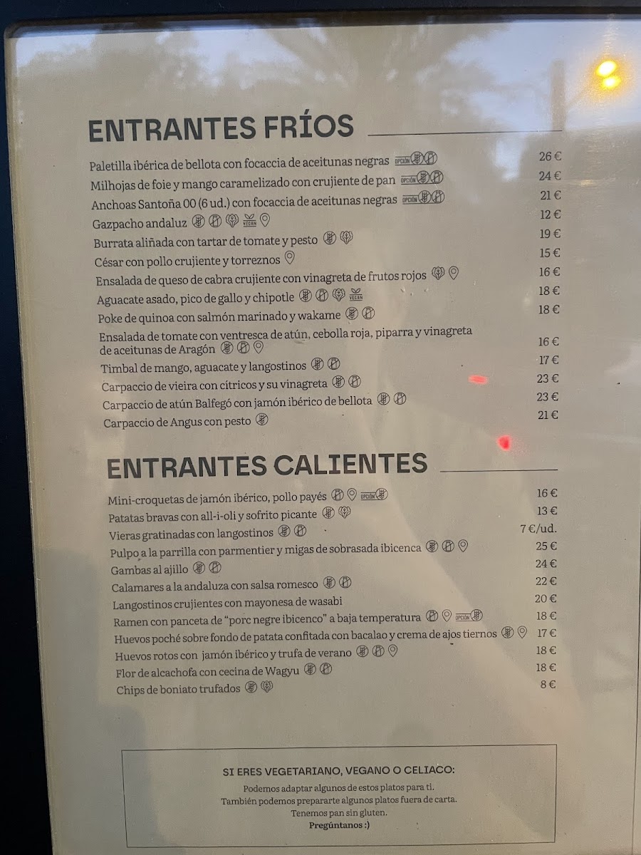 Restaurante Corso Menu 1