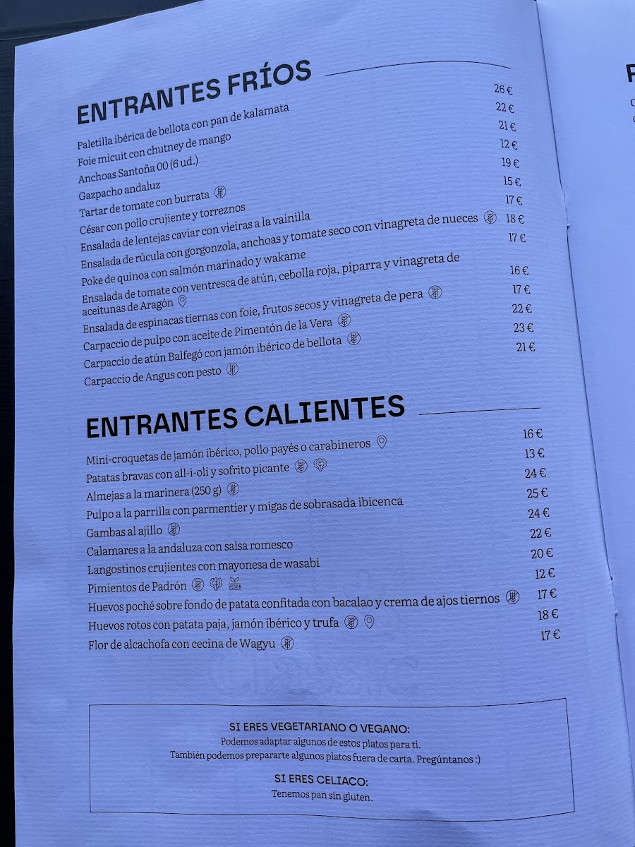 Restaurante Corso Menu 3