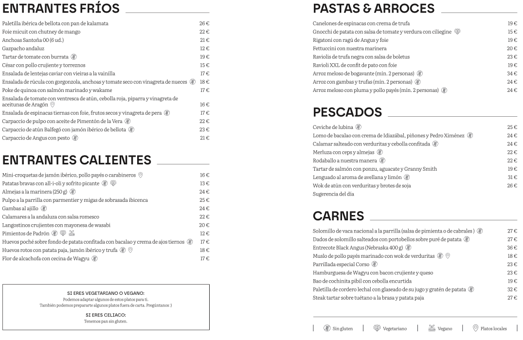 Restaurante Corso Menu 7