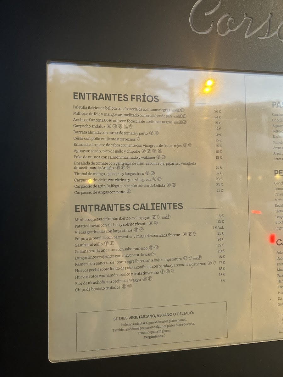 Restaurante Corso Menu 8
