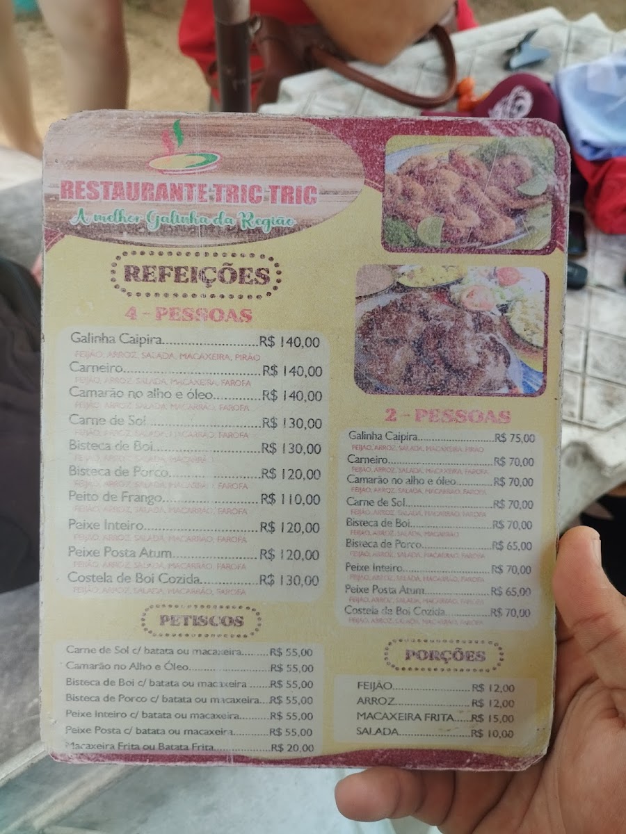 Restaurante Tric Tric Menu 2