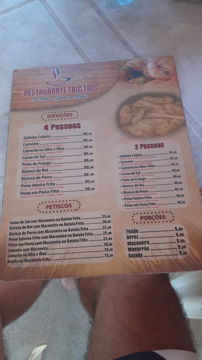 Restaurante Tric Tric Menu 3