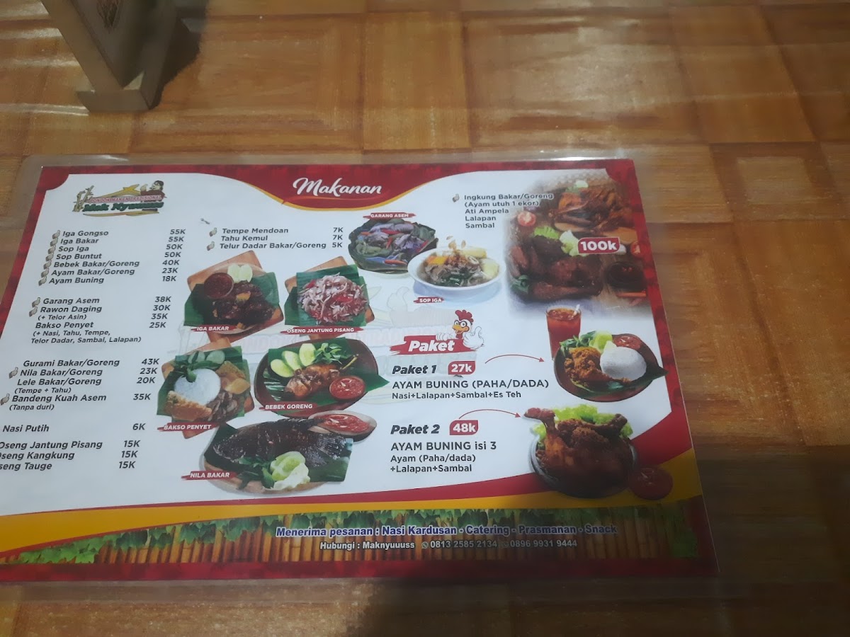 Mak Nyuuuss Pondok Makan Tradisional Menu 10