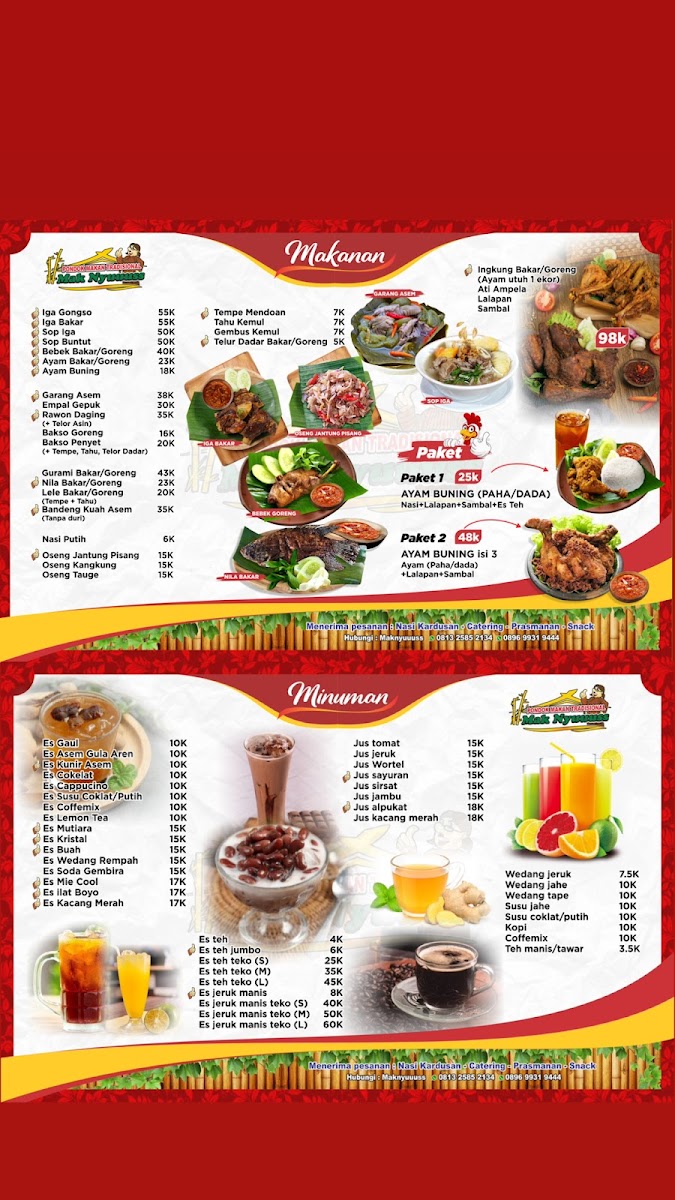Mak Nyuuuss Pondok Makan Tradisional Menu 5