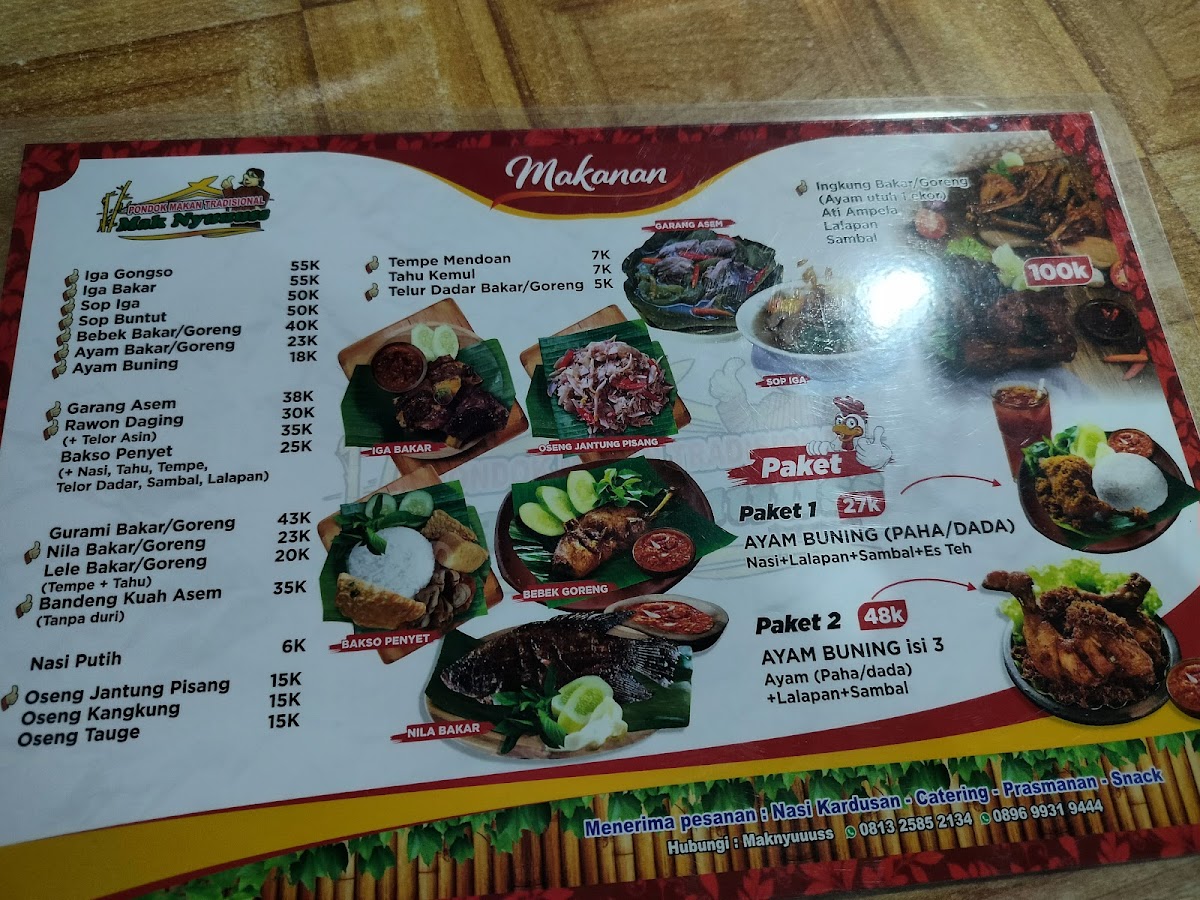 Mak Nyuuuss Pondok Makan Tradisional Menu 7