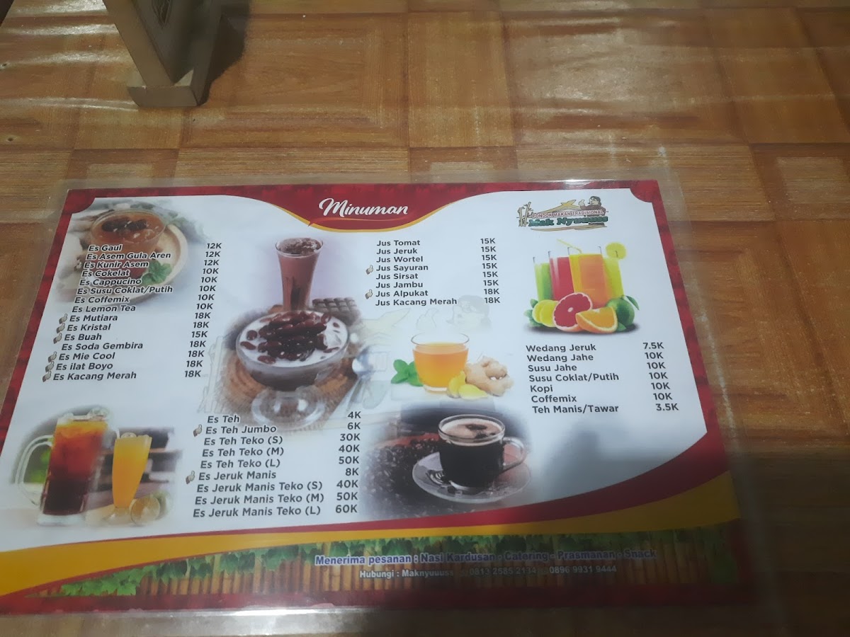 Mak Nyuuuss Pondok Makan Tradisional Menu 9