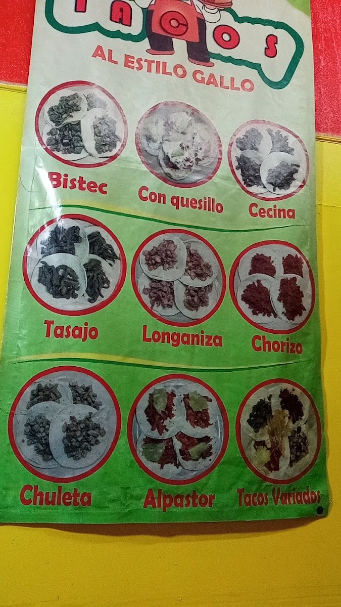Taqueria ''EL GALLO'' Menu 3