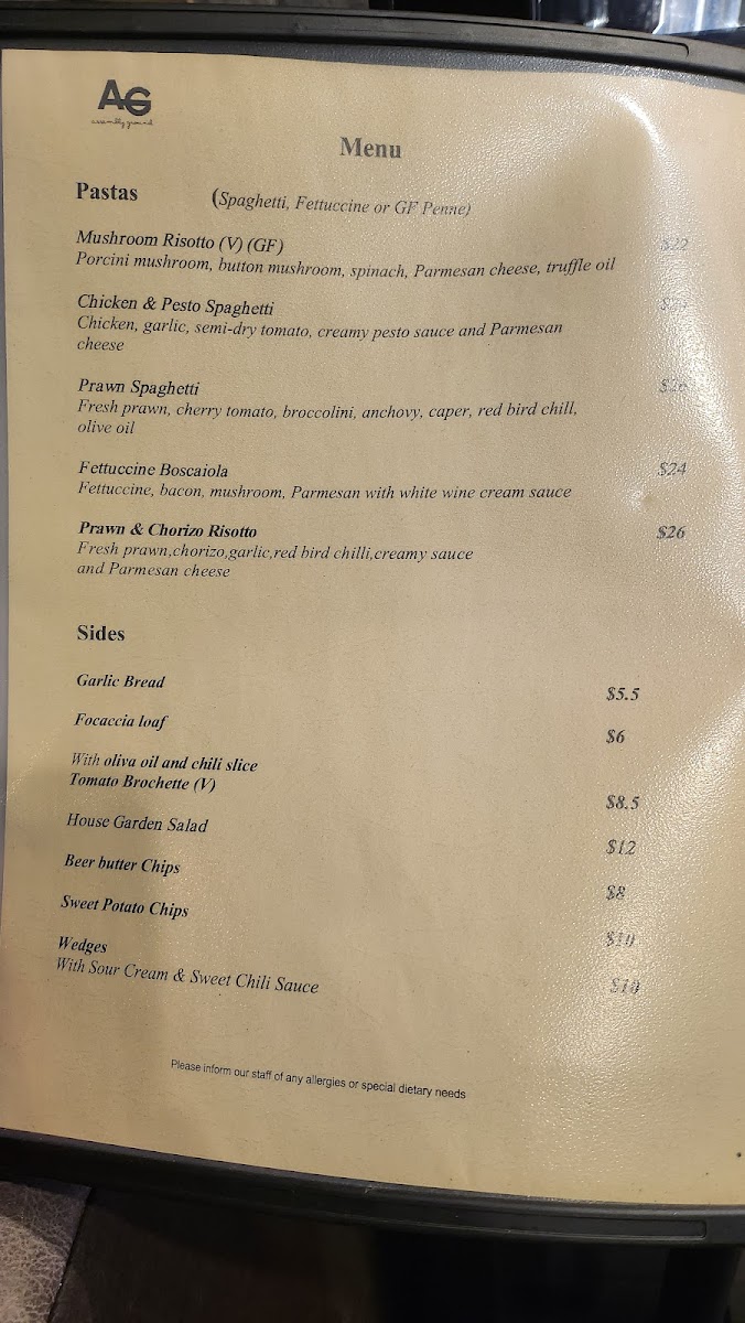 Assembly Ground Menu 5