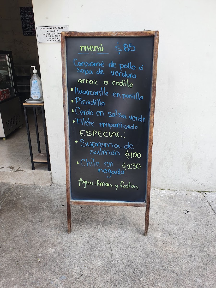 La Esquina del Sabor Menu 4